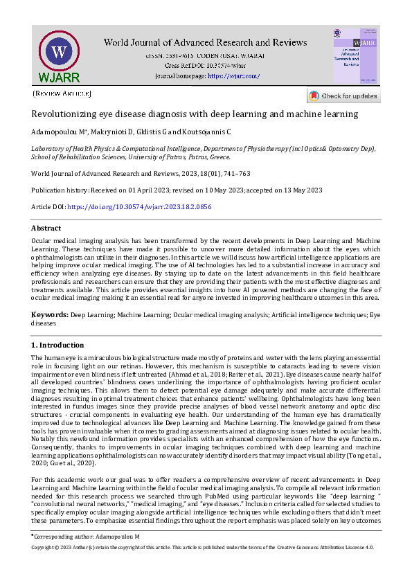 (PDF) Revolutionizing eye disease diagnosis with deep learning and ...