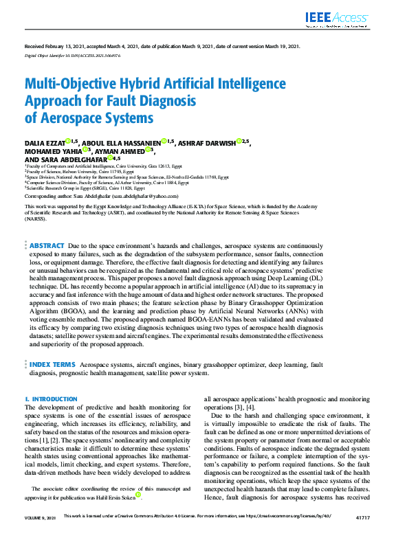 (PDF) Multi-Objective Hybrid Artificial Intelligence Approach for Fault ...