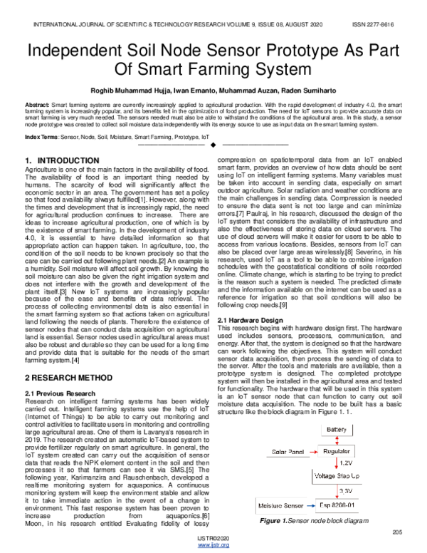 (PDF) Independent Soil Node Sensor Prototype As Part Of Smart Farming ...
