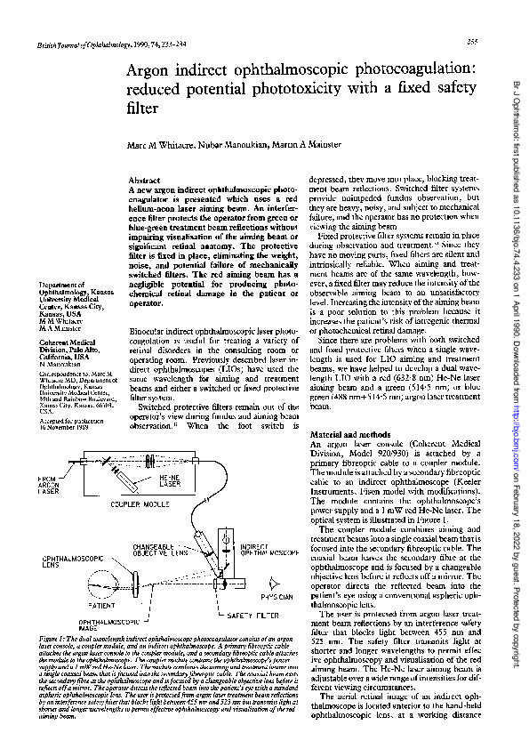 (PDF) Argon indirect ophthalmoscopic photocoagulation: reduced ...