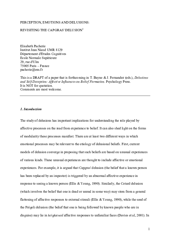 Capgras essay 03 picture