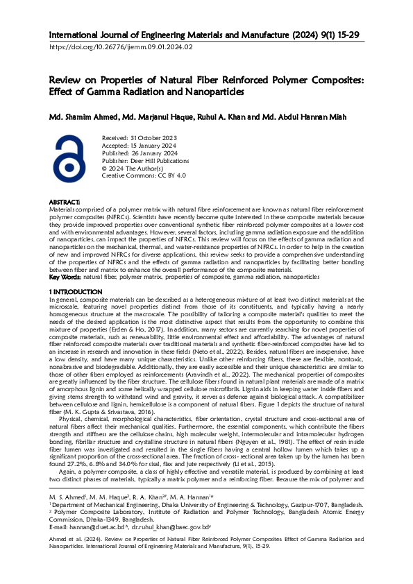 (PDF) Review on Properties of Natural Fiber Reinforced Polymer ...