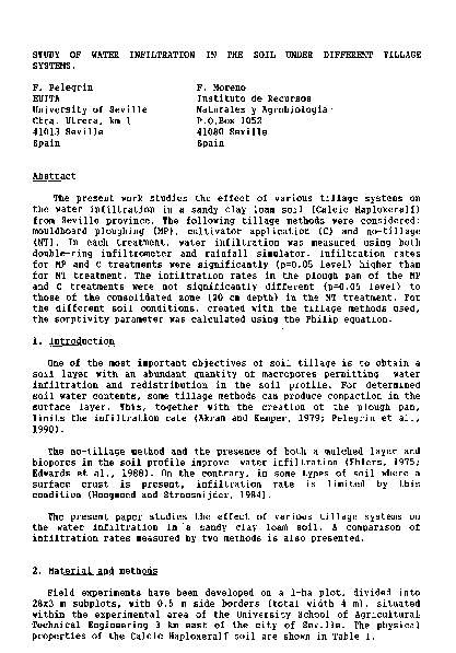 (PDF) Study of Water Infiltration in the Soil Under Different Tillage ...