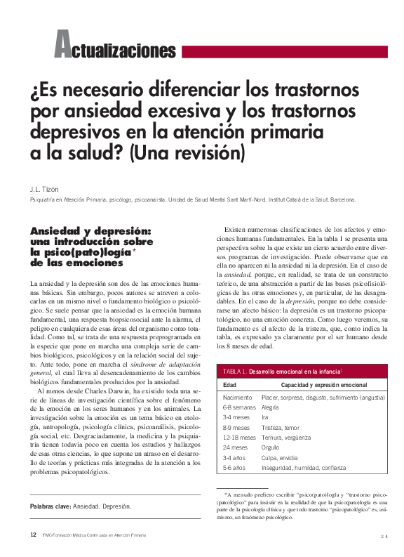 (PDF) ¿Es necesario diferenciar los trastornos por ansiedad excesiva y ...