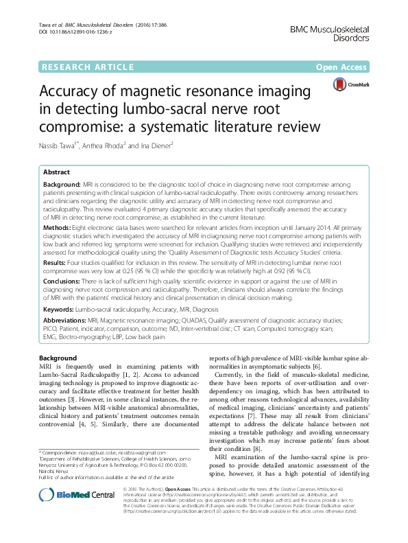 (PDF) Accuracy of Magnetic Resonance Imaging in Detecting Tumor Depth ...