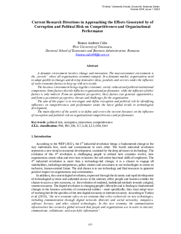 (PDF) Current Research Directions in Approaching the Effects Generated ...