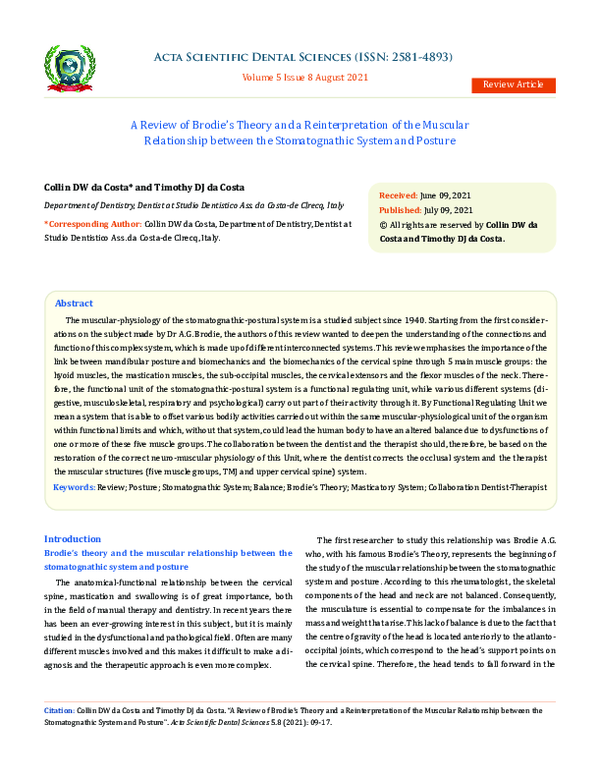 (PDF) A Review of Brodie’s Theory and a Reinterpretation of the ...
