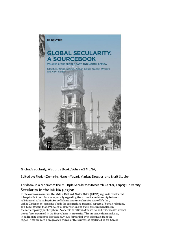 (PDF) Global Secularity
