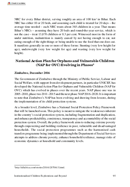(PDF) National Action Plan for Orphans and Vulnerable Children (NAP for ...