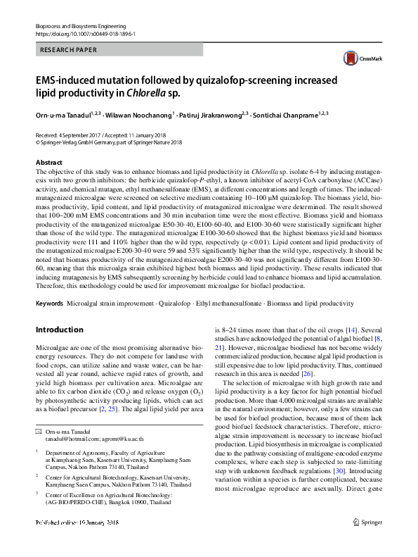 (PDF) EMS-induced mutation followed by quizalofop-screening increased ...