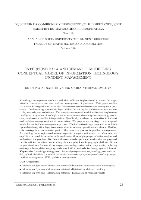 (PDF) Enterprise data and semantic modelling: conceptual model of ...