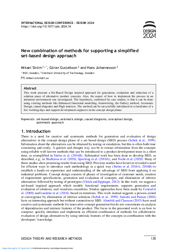 (PDF) New combination of methods for supporting a simplified set-based ...