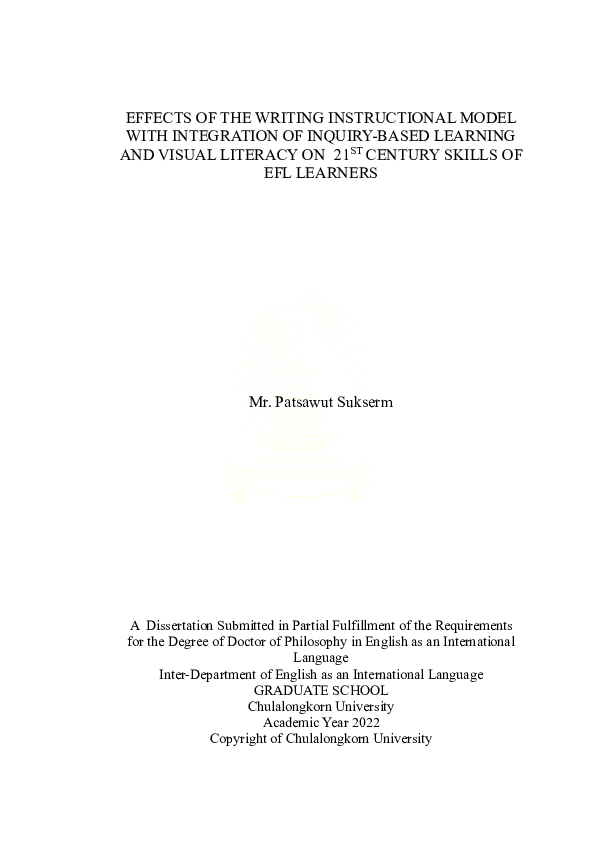 (PDF) Effects of the writing instructional model with integration of ...