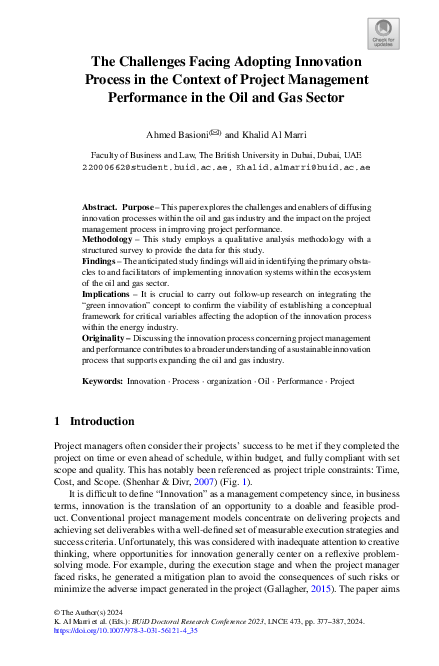 (PDF) The Challenges Facing Adopting Innovation Process in the Context ...