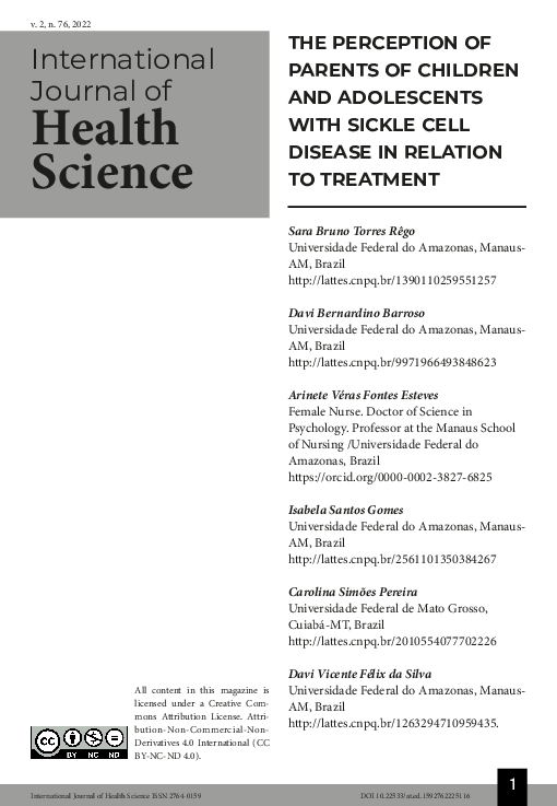 (PDF) The perception of parents of children and adolescents with sickle ...