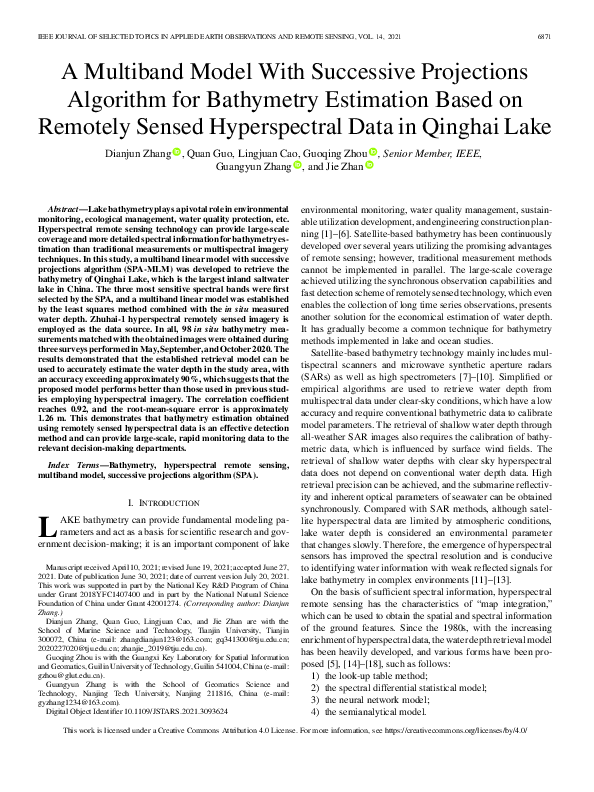 (PDF) A Multiband Model With Successive Projections Algorithm for ...