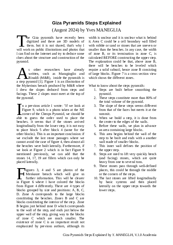 (PDF) Giza Pyramids Steps Explained