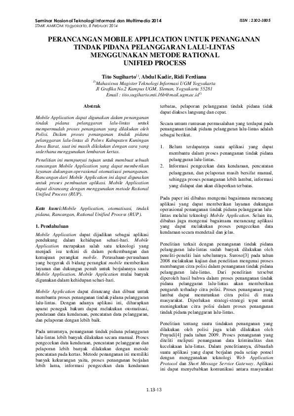 (PDF) Perancangan Mobile Application Untuk Penanganan Tindak Pidana ...