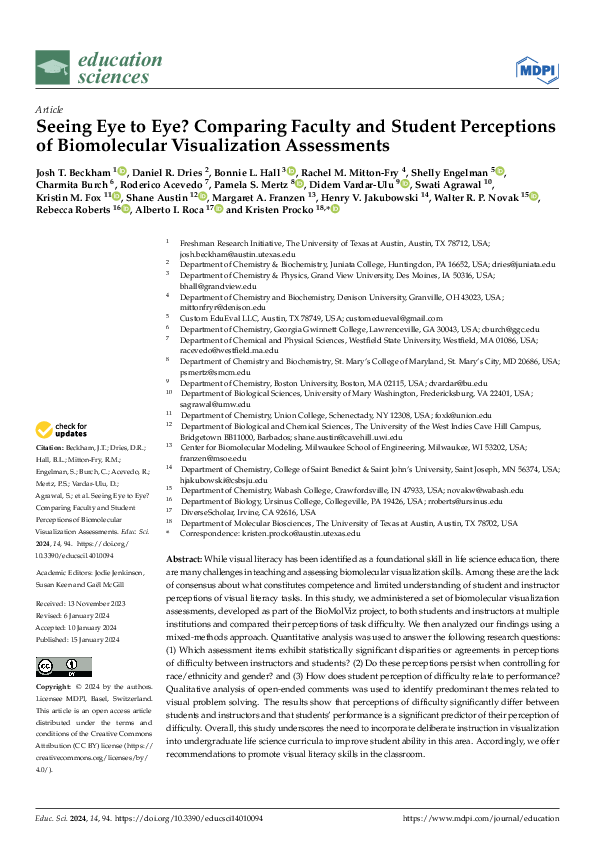 (PDF) Seeing Eye to Eye? Comparing Faculty and Student Perceptions of ...