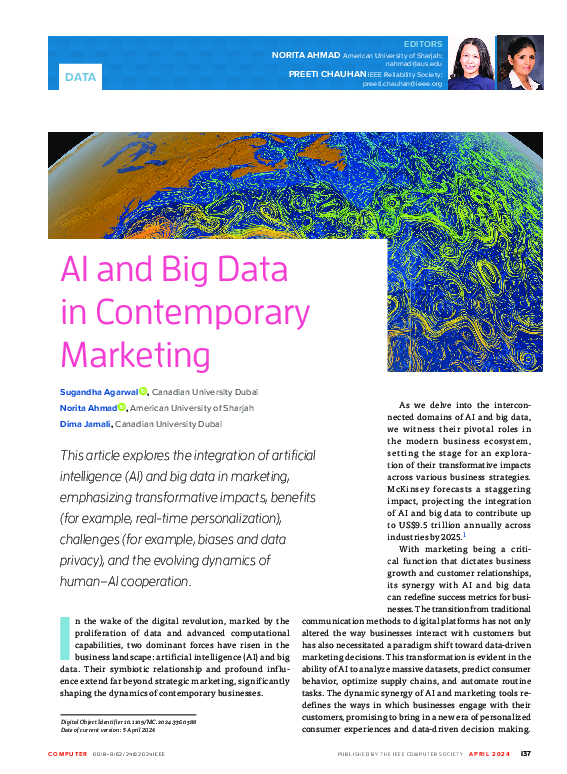 (PDF) AI and Big Data in Contemporary Marketing