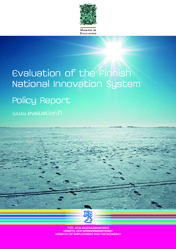 (PDF) Evaluation of the Finnish National Innovation System-Full Report