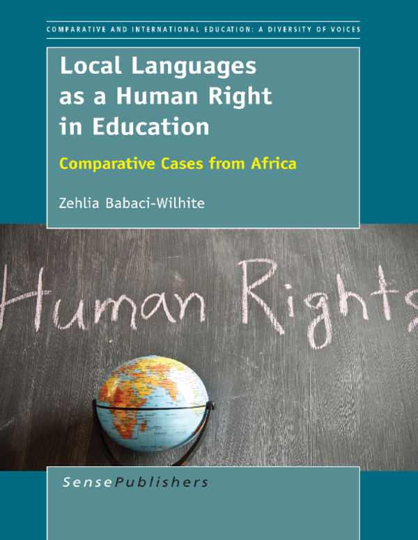 (PDF) Local Languages as a Human Right in Education