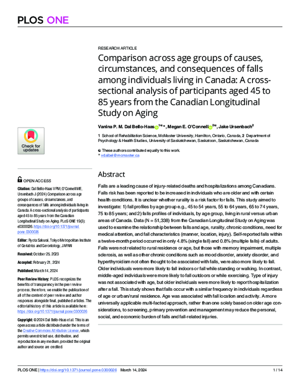 (PDF) Comparison across age groups of causes, circumstances, and ...