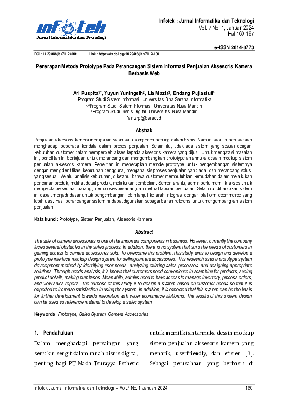 (PDF) Penerapan Metode Prototype Pada Perancangan Sistem Informasi ...