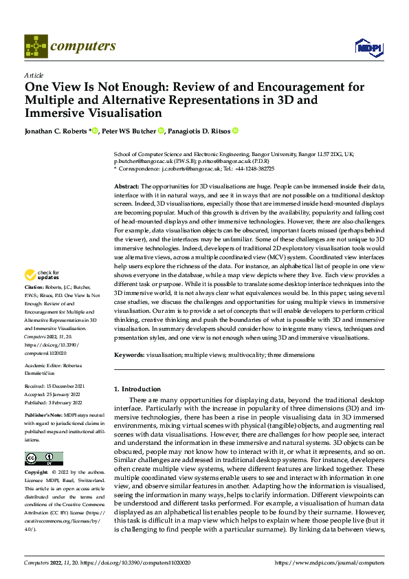 (PDF) One View Is Not Enough: Review of and Encouragement for Multiple ...