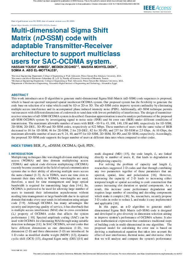 (PDF) Multi-dimensional Sigma Shift Matrix ( nD-SSM ) code with ...