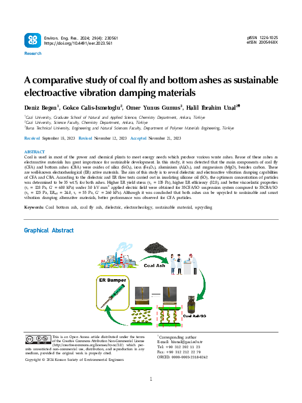 (PDF) A comparative study of coal fly and bottom ashes as sustainable ...