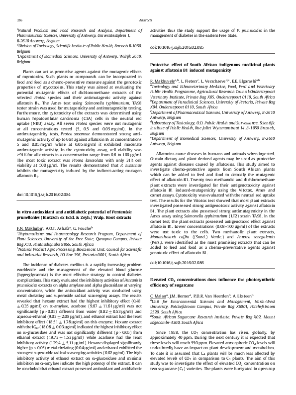 (PDF) In vitro antioxidant and antidiabetic potential of Pentanisia ...