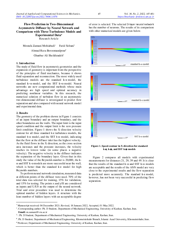 (PDF) Flow prediction in two-dimensional asymmetric diffuser by neural ...