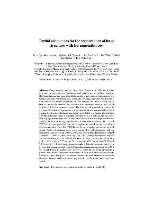 (PDF) Partial Annotations for the Segmentation of Large Structures with ...