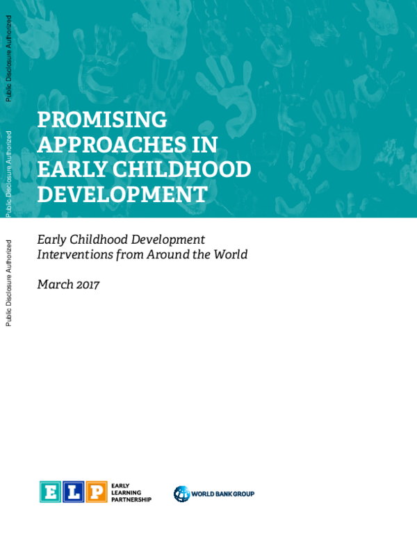 (PDF) Promising approaches in early childhood development : early ...