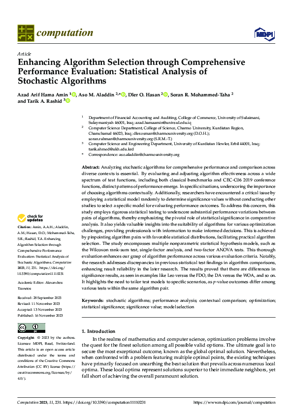 (PDF) Enhancing Algorithm Selection through Comprehensive Performance ...