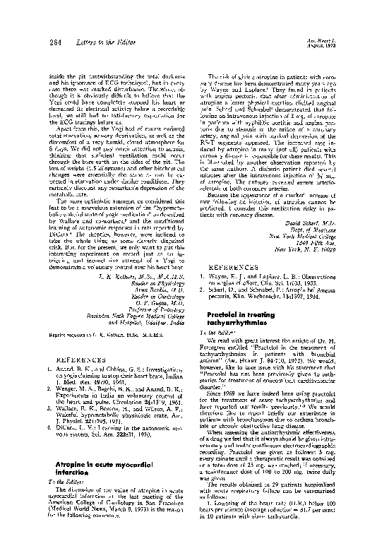 (PDF) Practolol in treating tachyarrhythmias
