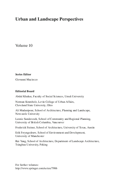 (PDF) Spatial planning and urban development | Anna Badyina - Academia.edu