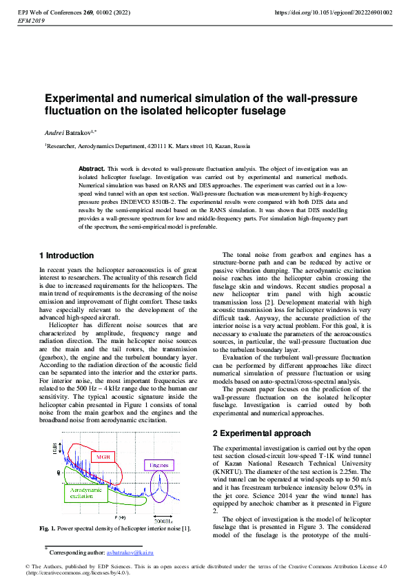 (PDF) Experimental and numerical simulation of the wall-pressure ...