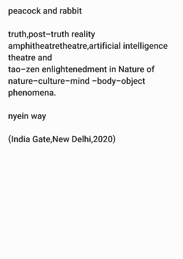 (PDF) Peacock and Rabbit: A Poetic Exploration