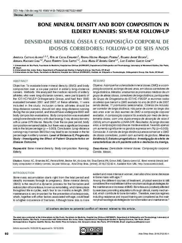 (PDF) Bone mineral density and body composition in elite female golf ...