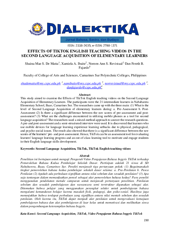 pdf-effects-of-tiktok-english-teaching-videos-in-the-second-language