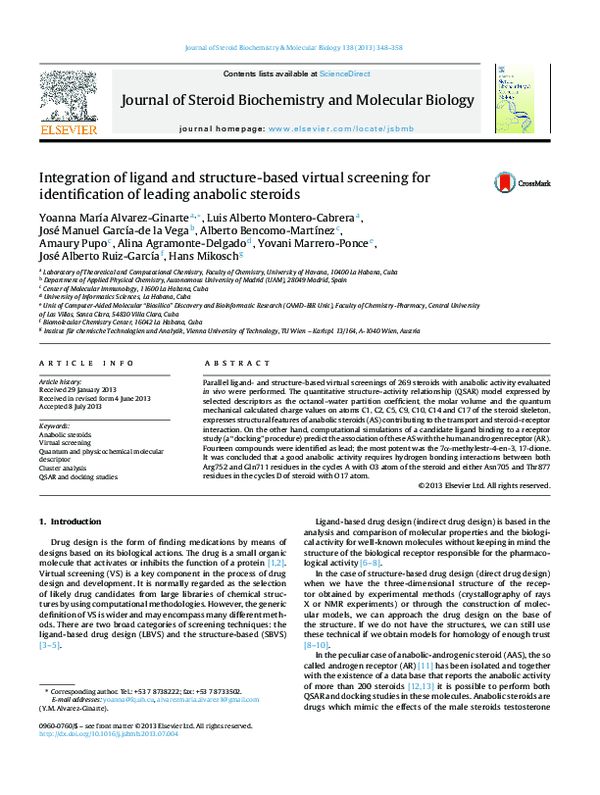 (PDF) Integration of Ligand and Structure-Based Virtual Screening for ...