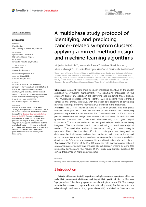 (PDF) A multiphase study protocol of identifying, and predicting cancer ...