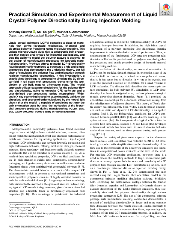 (PDF) Practical simulation and experimental measurement of liquid ...