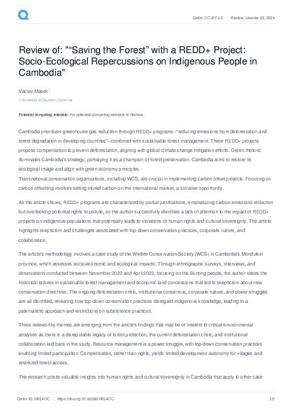 (PDF) Review of: 