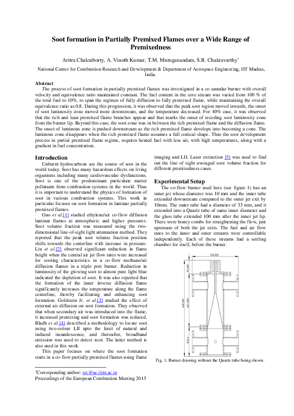 (PDF) Soot formation in Partially Premixed Flames over a Wide Range of ...