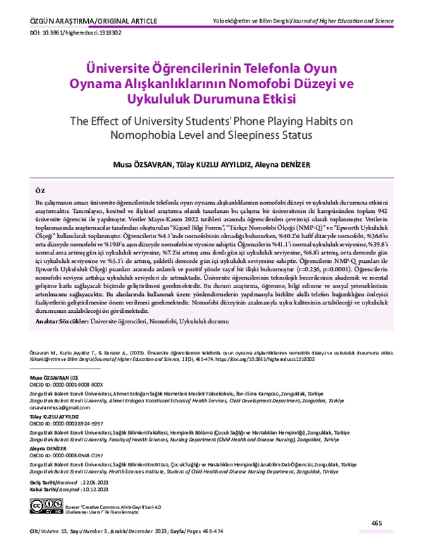 View of (PDF) The Effect of University Students’ Phone Playing Habits on ...