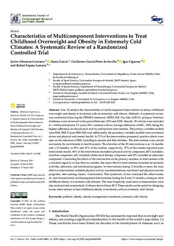 (PDF) Characteristics of Multicomponent Interventions to Treat ...