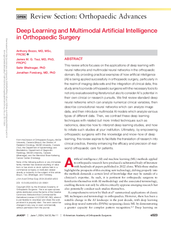 (PDF) Deep Learning and Multimodal Artificial Intelligence in ...